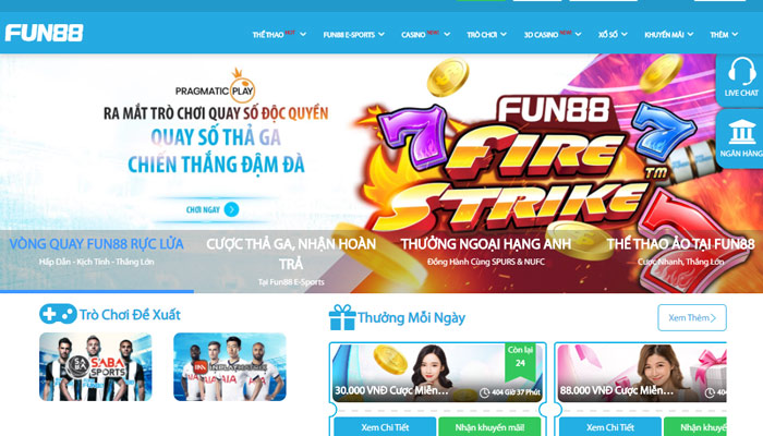 khuyến mãi fun88